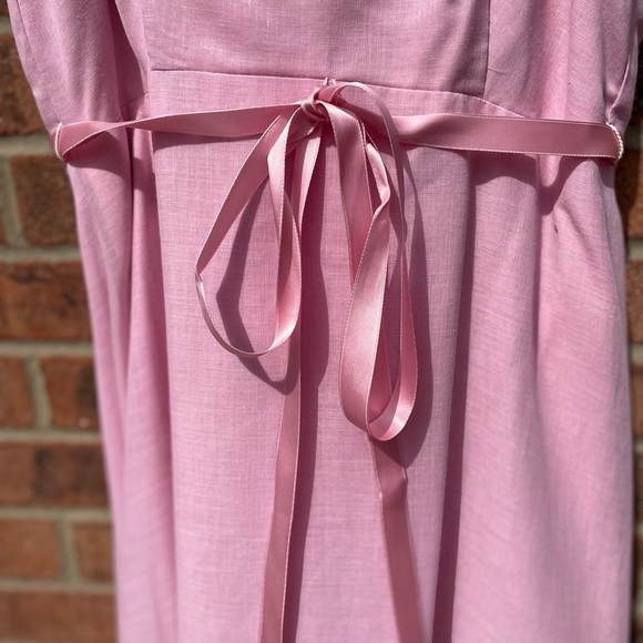 Fabulous 70’s Pink Vintage Prom Dress - Picture 4 of 8